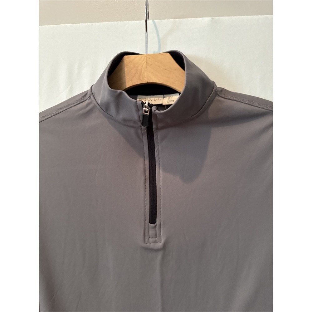 Rorie Whelan Golf Men's Small Quarter Zip Pullover Gray NWOT
